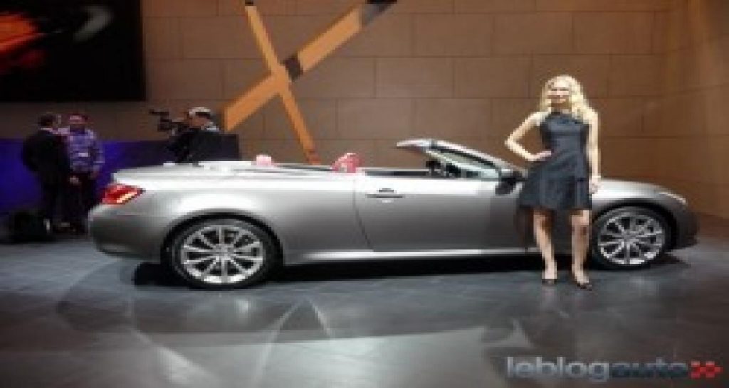 Genève 2009 Live : Infiniti G37 Cabrio
