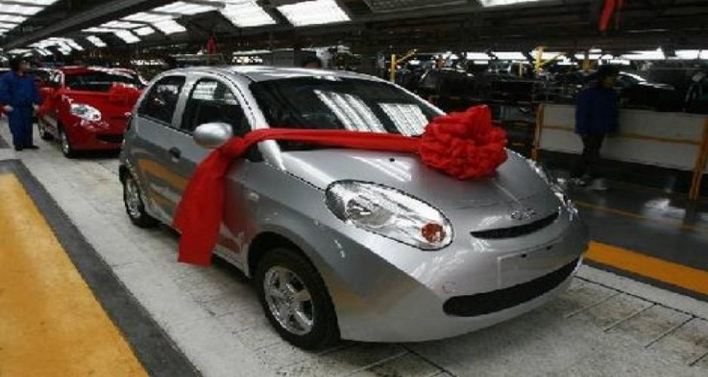 Chery en août: +97%