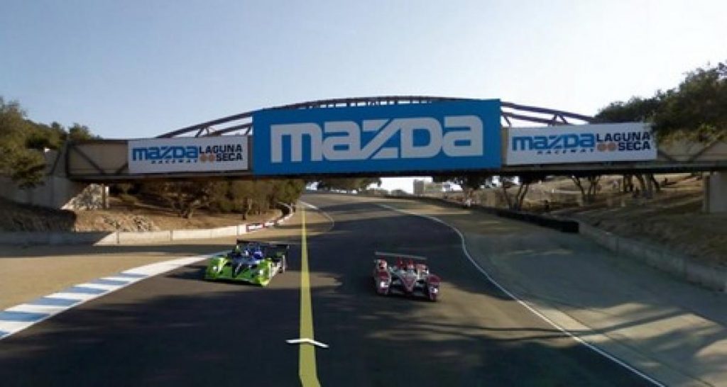 Le circuit de Laguna Seca sur Google Street View