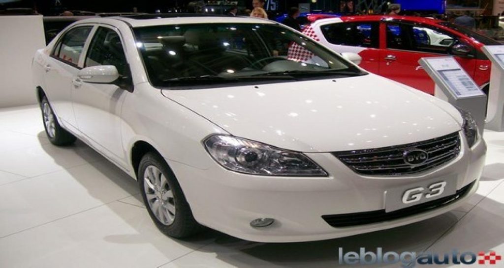 BYD numéro 3 en Chine