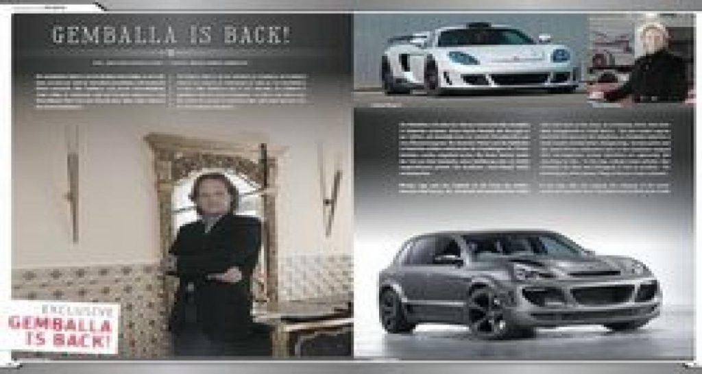 Andreas Schwarz, repreneur de Gemballa, s’exprime