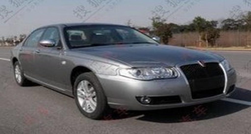 Spyshots: Roewe 750 reliftée