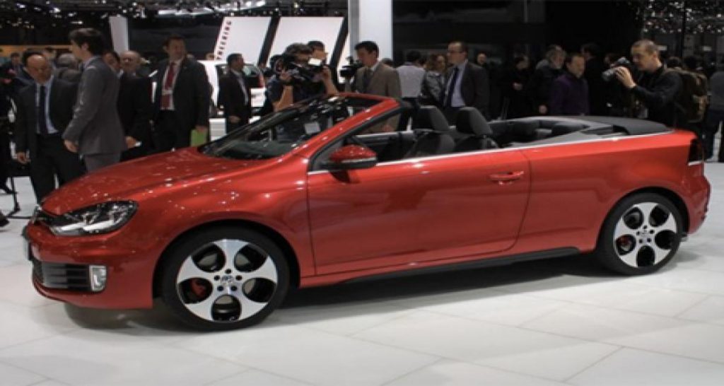 Genève 2012 live : Volkswagen Golf GTI Cabriolet