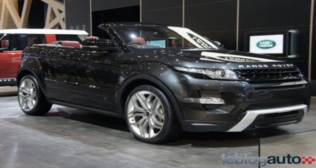 Genève 2012 : Range Rover Evoque Convertible Concept, il s’anime (vidéo)
