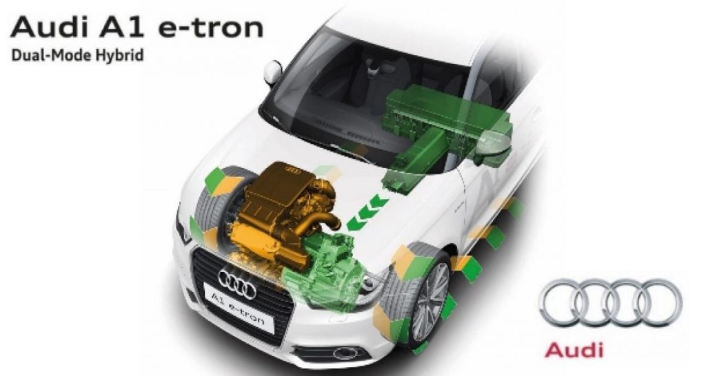 L’Audi A1 e-tron devient hybride