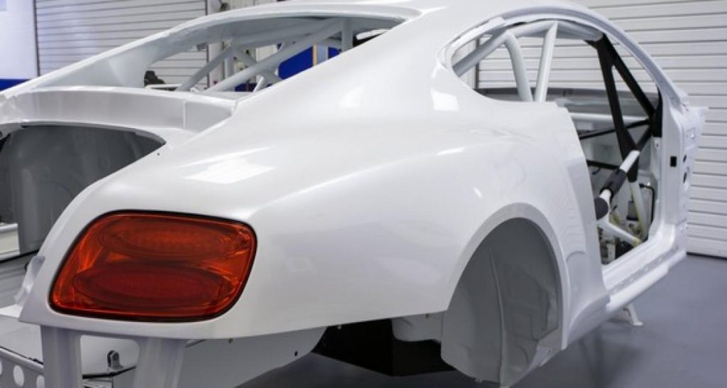 La Bentley Continental GT3 en cours de construction