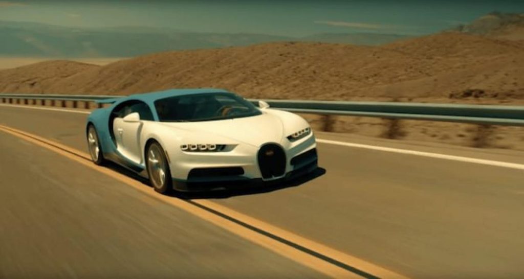 La Bugatti Chiron a eu très chaud