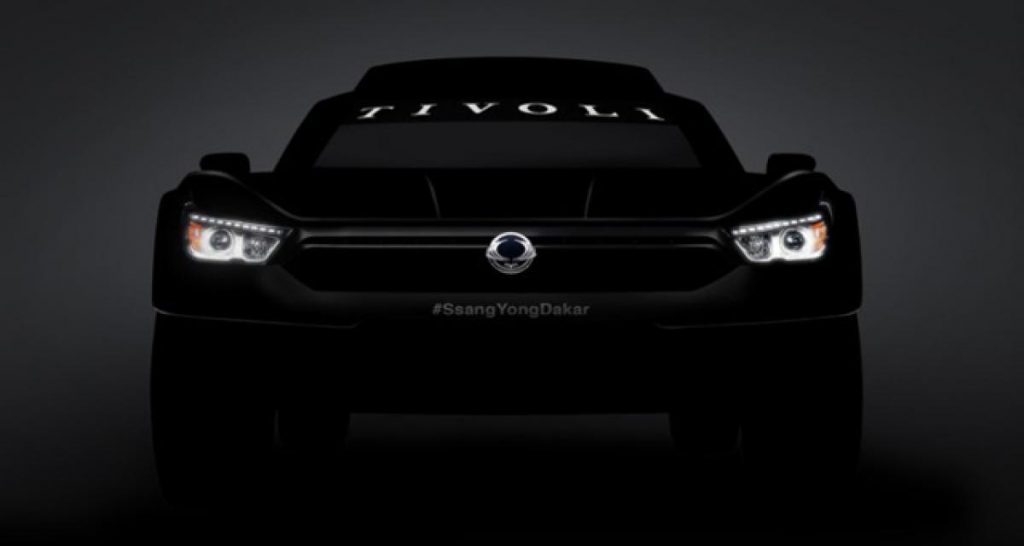 Dakar 2018 : un SsangYong Tivoli DKR au départ