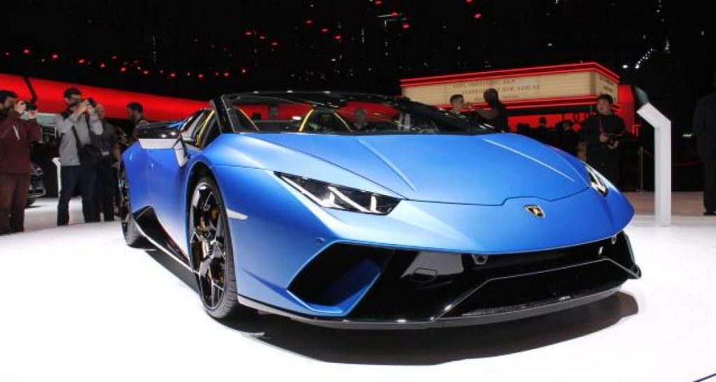 Genève 2018 Live : Lamborghini Huracán Performante Spyder
