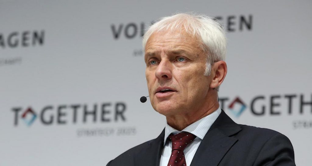 VW : Matthias Müller justifie son salaire par le risque d’être emprisonné