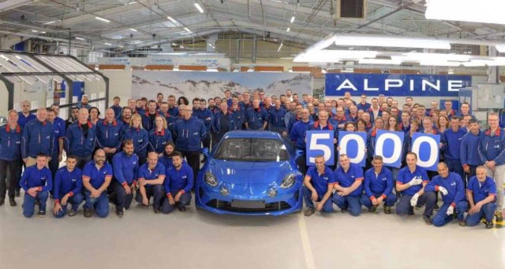 La 5000e Alpine A110 produite à Dieppe