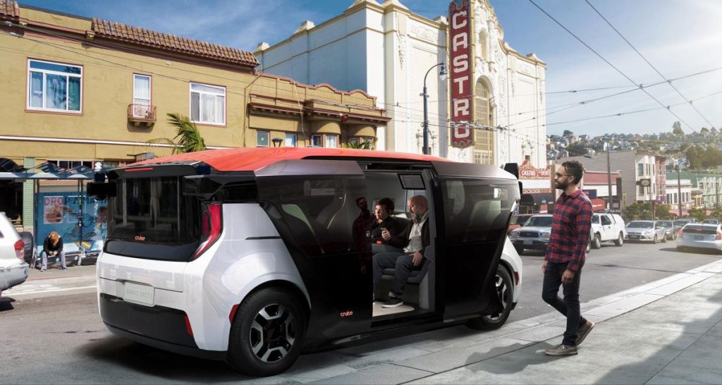 Cruise (GM) présente sa navette autonome Origin