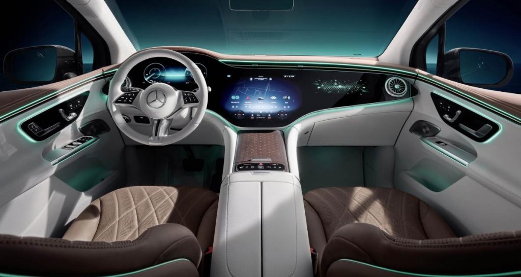 Mercedes montre l’intérieur de son futur SUV EQE