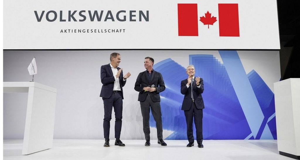 Volkswagen : Giga-Factory de batteries au Canada