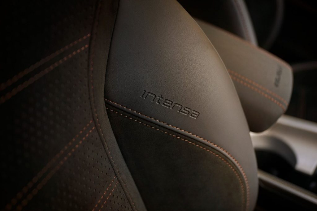 Un d&eacute;tail int&eacute;rieur de l'&eacute;dition limit&eacute;e Alfa Romeo Intensa