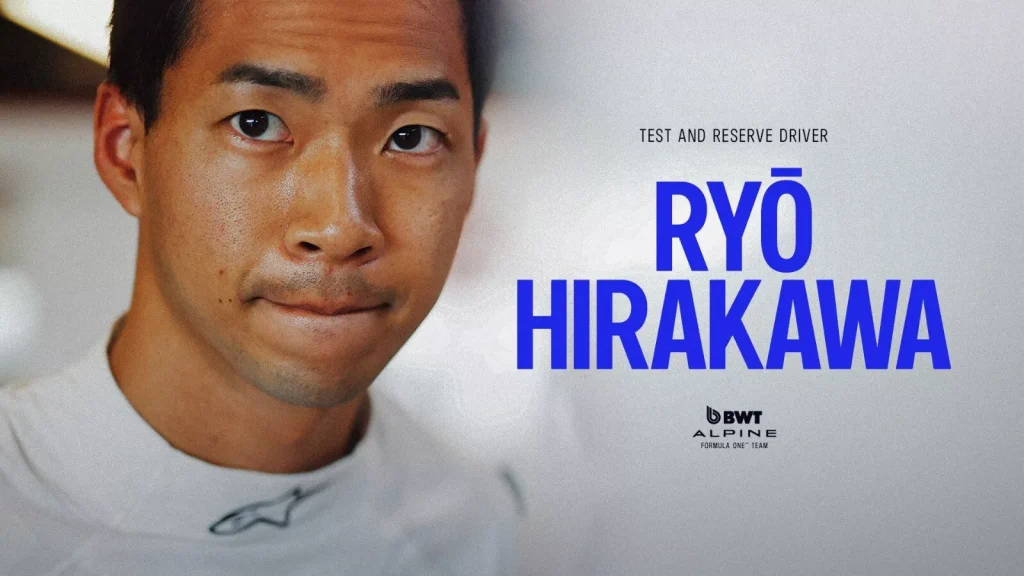 F1, Ryō Hirakawa pilote réserve Alpine : mais pourquoi ? Ryo Hirakawa, pilote Toyota placé chez Alpine en F1.