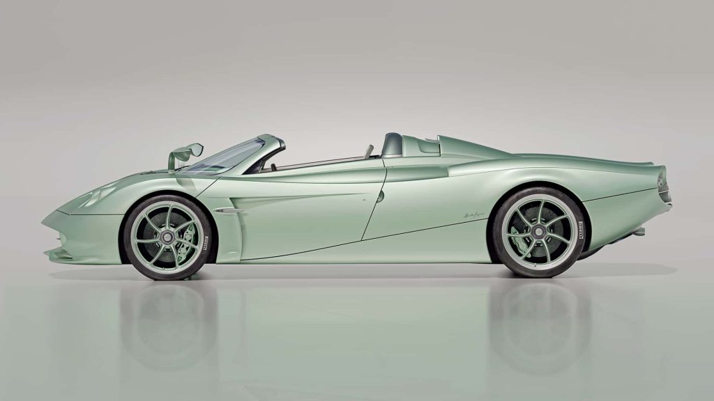 Pagani Huayra Codalunga Speedster, le toit en moins, la boîte manuelle en prime