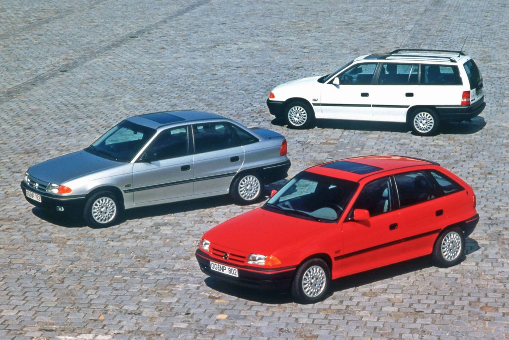 La gamme Opel Astra F
