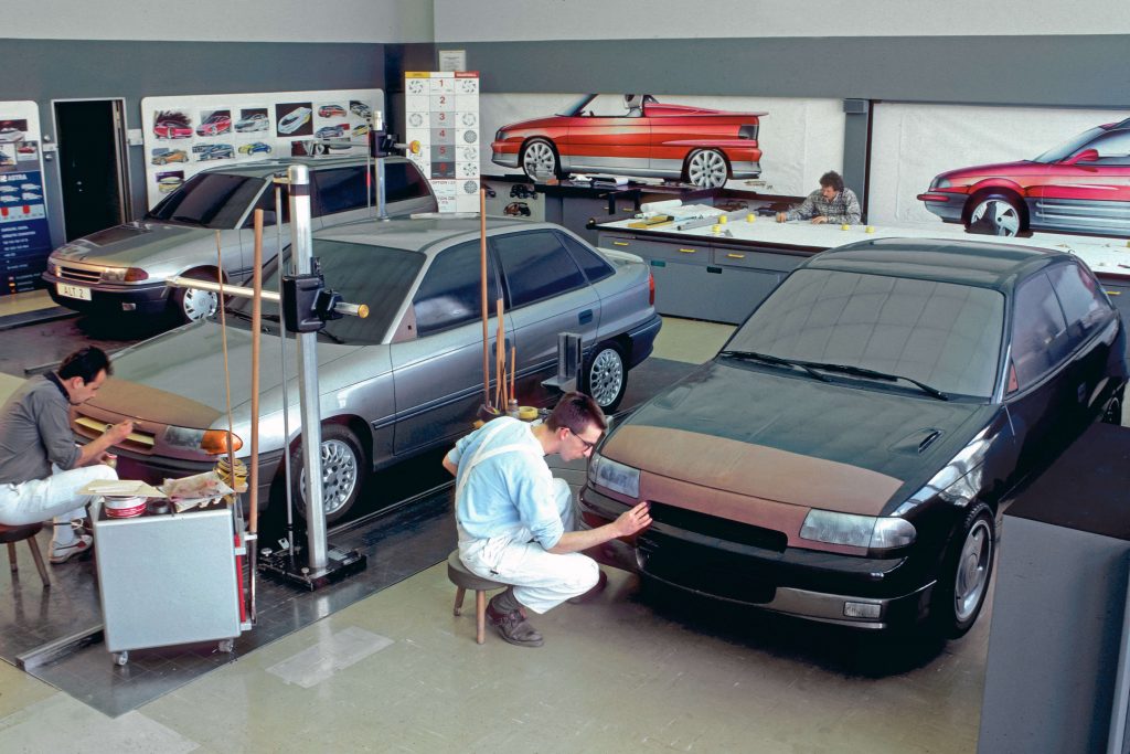 Les maquettes de l'Opel Astra