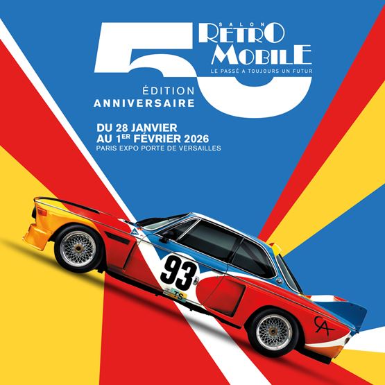 Rétromobile 2026: 50 ans dans 1 mois Rétromobile 2026