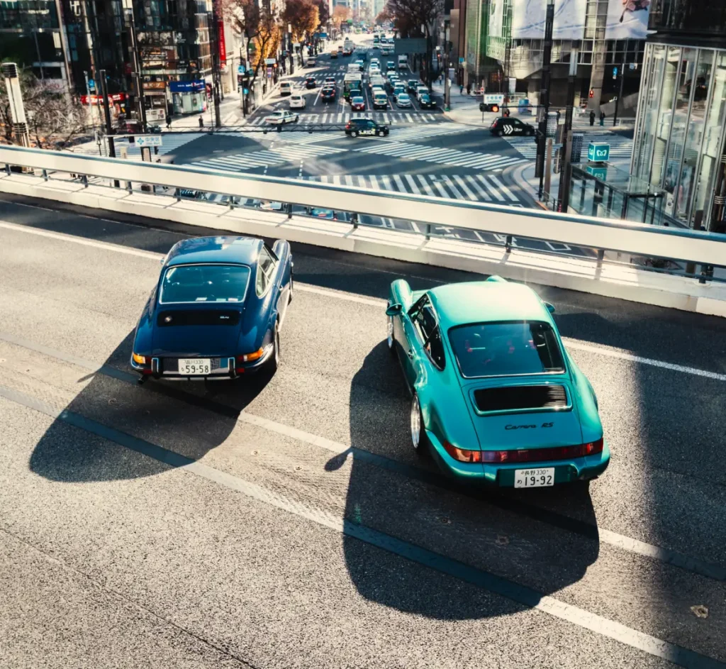 Luft Tokyo 2026 : les classiques Porsche s'exposent en plein autoroute, au cœur de Ginza