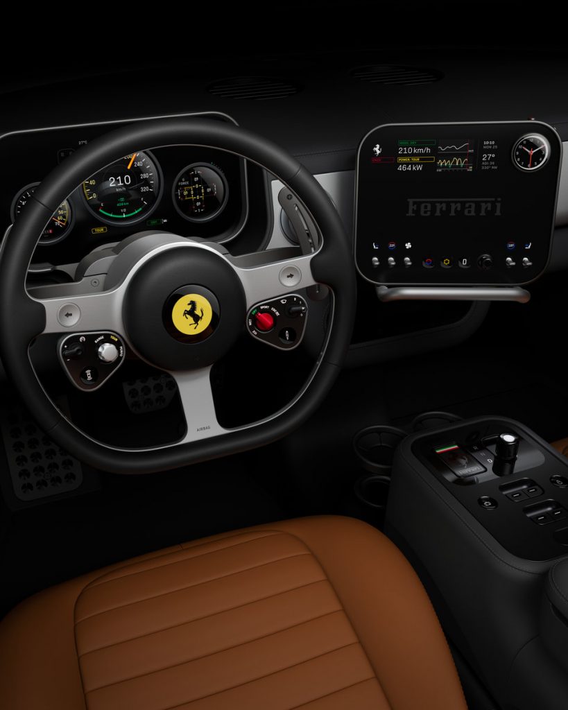 Ferrari électrique : elle s’appelle « Luce »…et son cockpit est trop clinique Ferrari