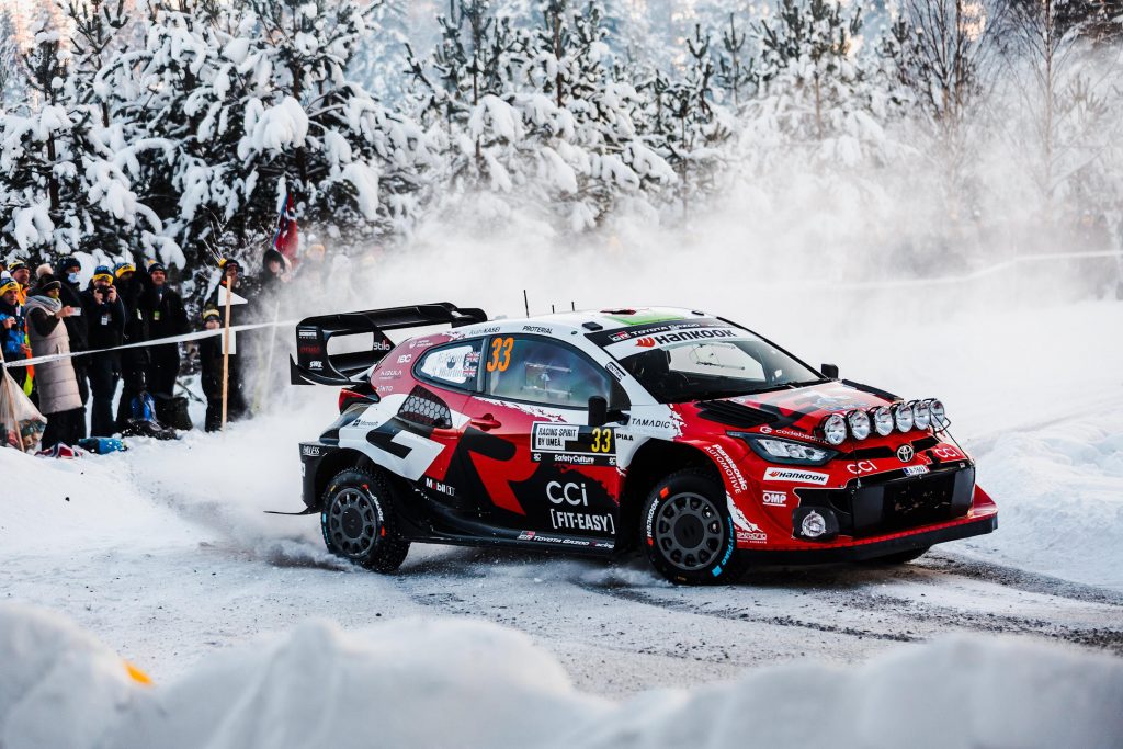 WRC : Elfyn Evans emmène un quadruplé Toyota en Suède
