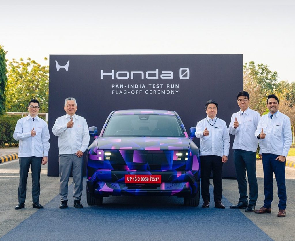 Honda 0 α électrique en test sur les routes indiennes Honda 0 α sur les routes indiennes