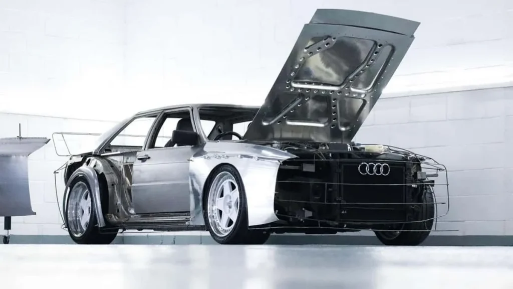Une des 11452 Audi Quattro produites reçoit un moteur V8 de 600 chevaux Une des 11452 Audi Quattro produites reçoit un moteur V8 de 600 chevaux