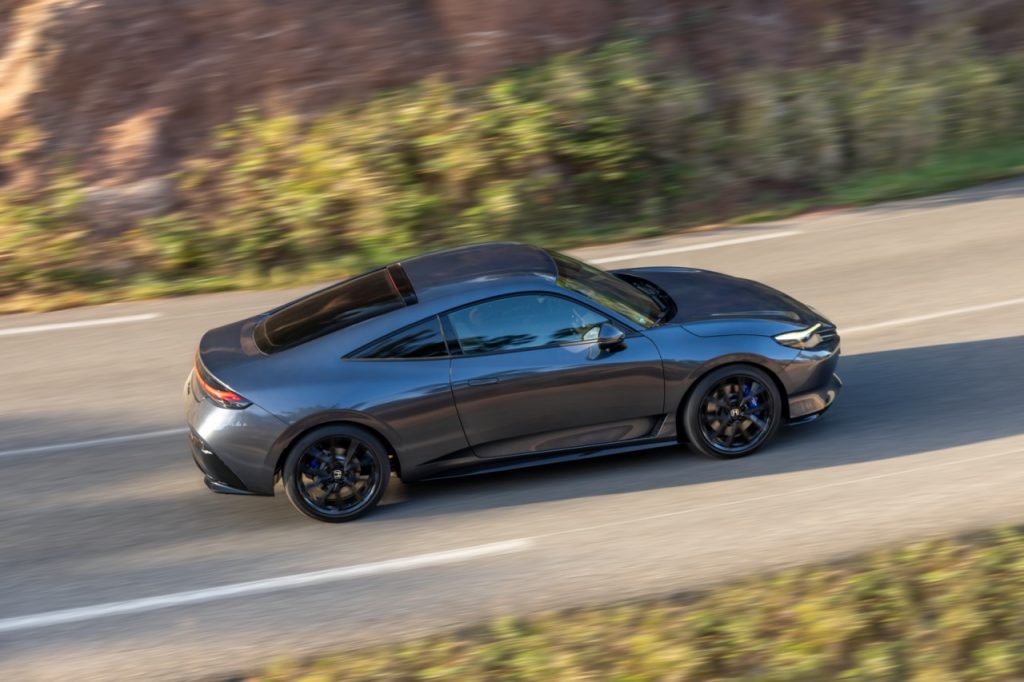 Honda Prelude sur les routes de l'arrière pays niçois