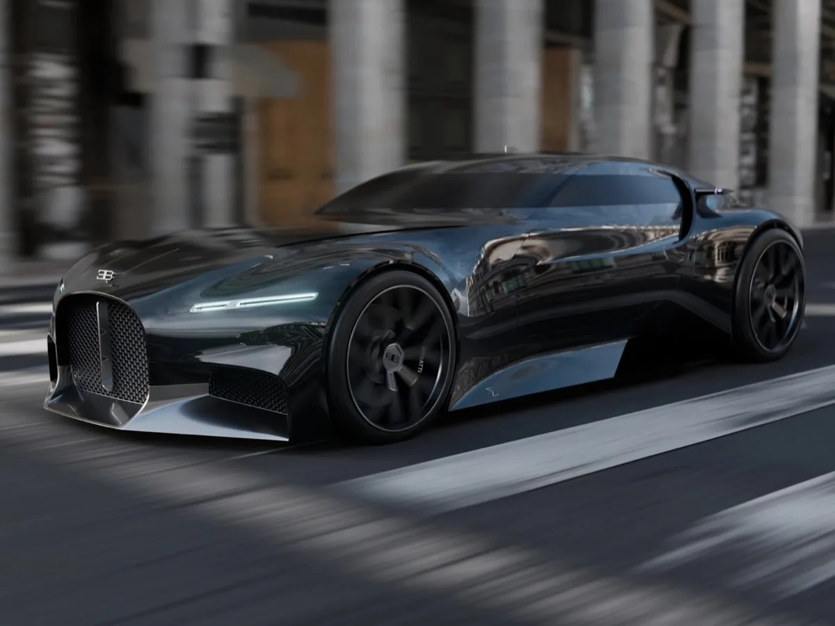 Fini l'exubérance : cette Bugatti teste une approche radicalement dépouillée