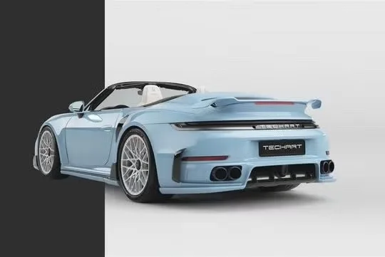 811 ch sur une Porsche 911 Turbo S : ce que Techart a modifié sur la 992.2
