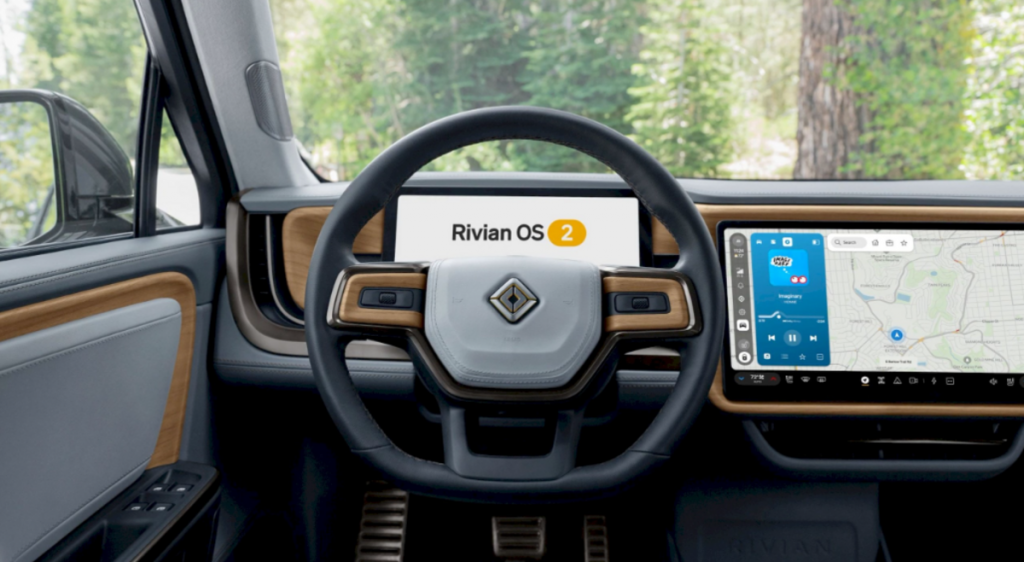 Rivian OS 2 arrive sur les R1S et R1T en octobre