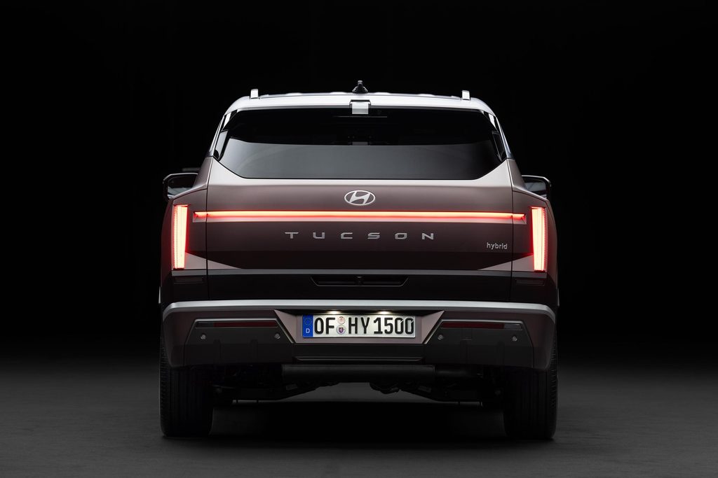 Le nouveau Hyundai Tucson 2027 du de l'arrière